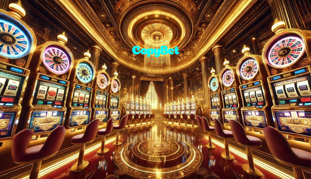 CopyBet casino presented on mobile device in Pakistan with slots and live games